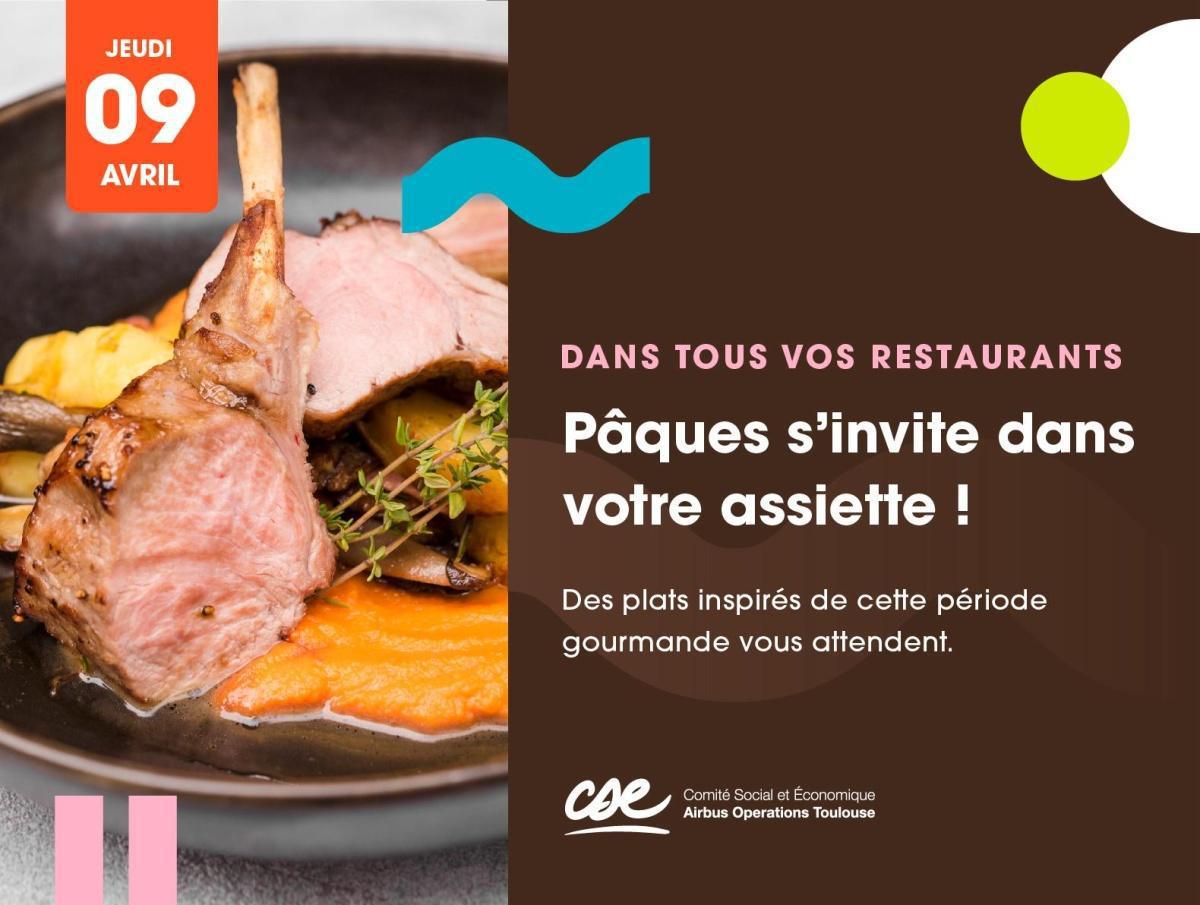 Restauration: Animation de Pâques à table ! 🐣 