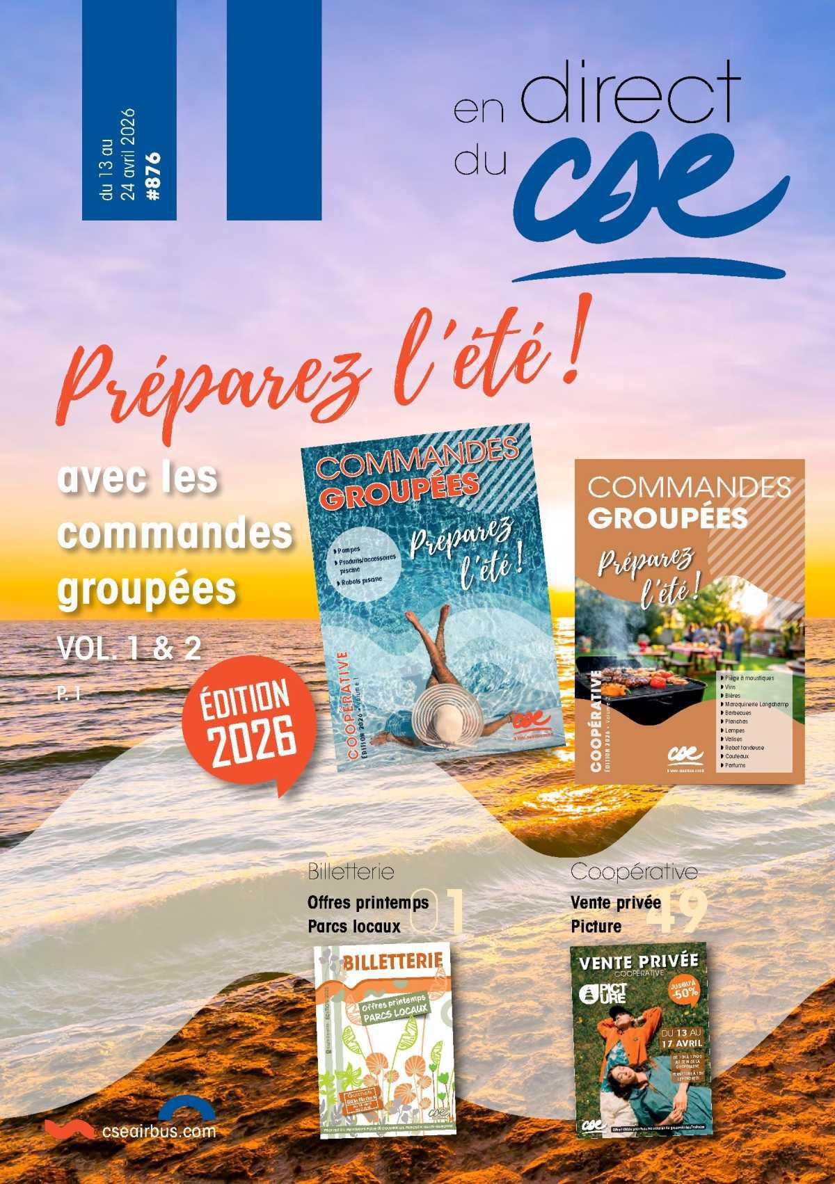 En Direct du CSE du 13 au 24 avril 2026