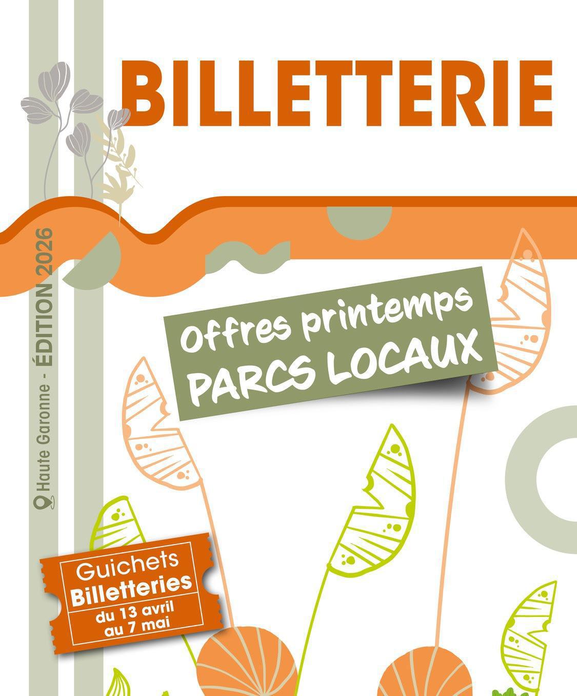 Billetterie : Parcs locaux, profitez des offres spéciales du Printemps ! Billetterie : Parcs locaux, profitez des offres spéciales du Printemps !