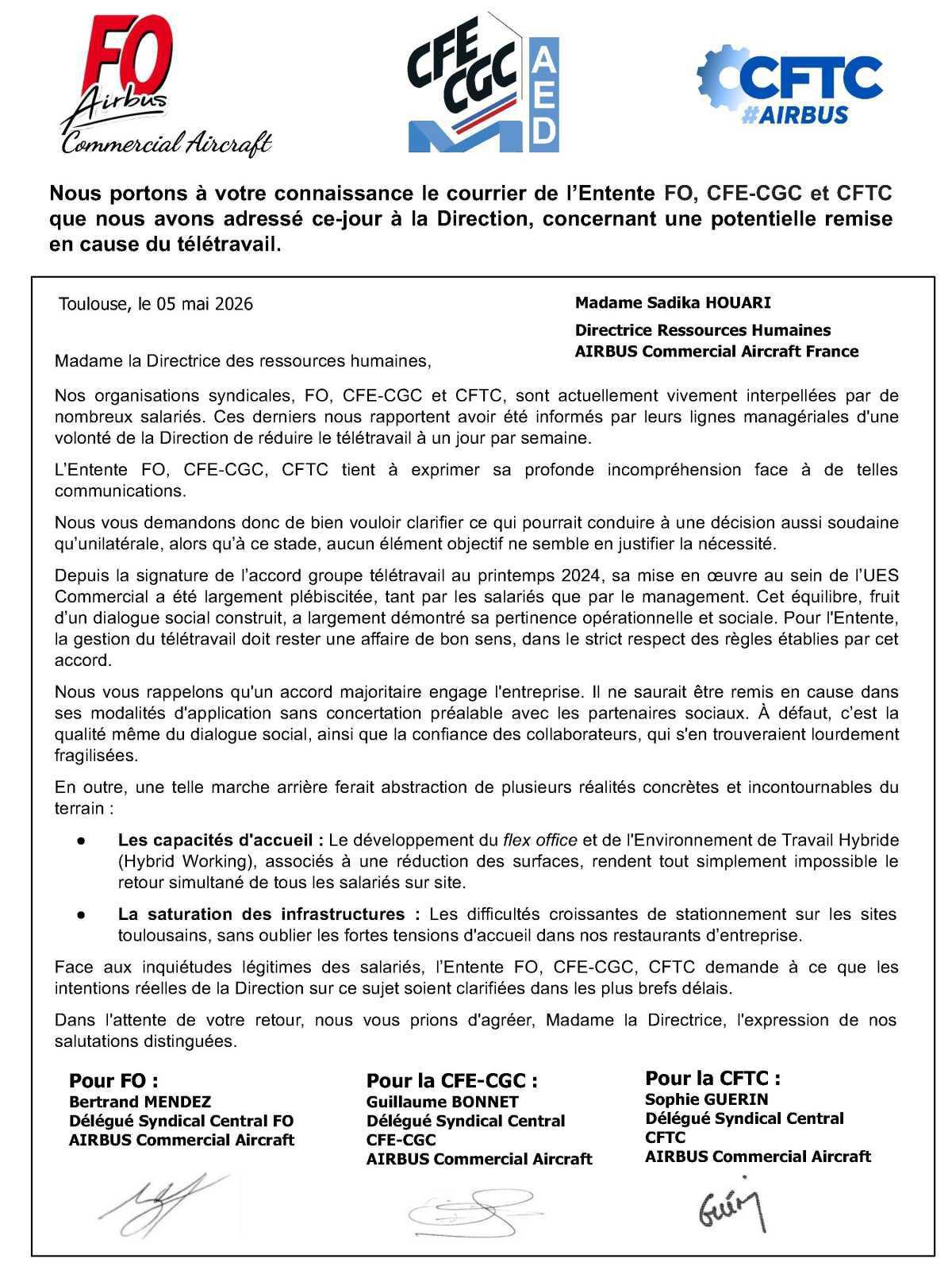 Télétravail : Attentes de clarifications