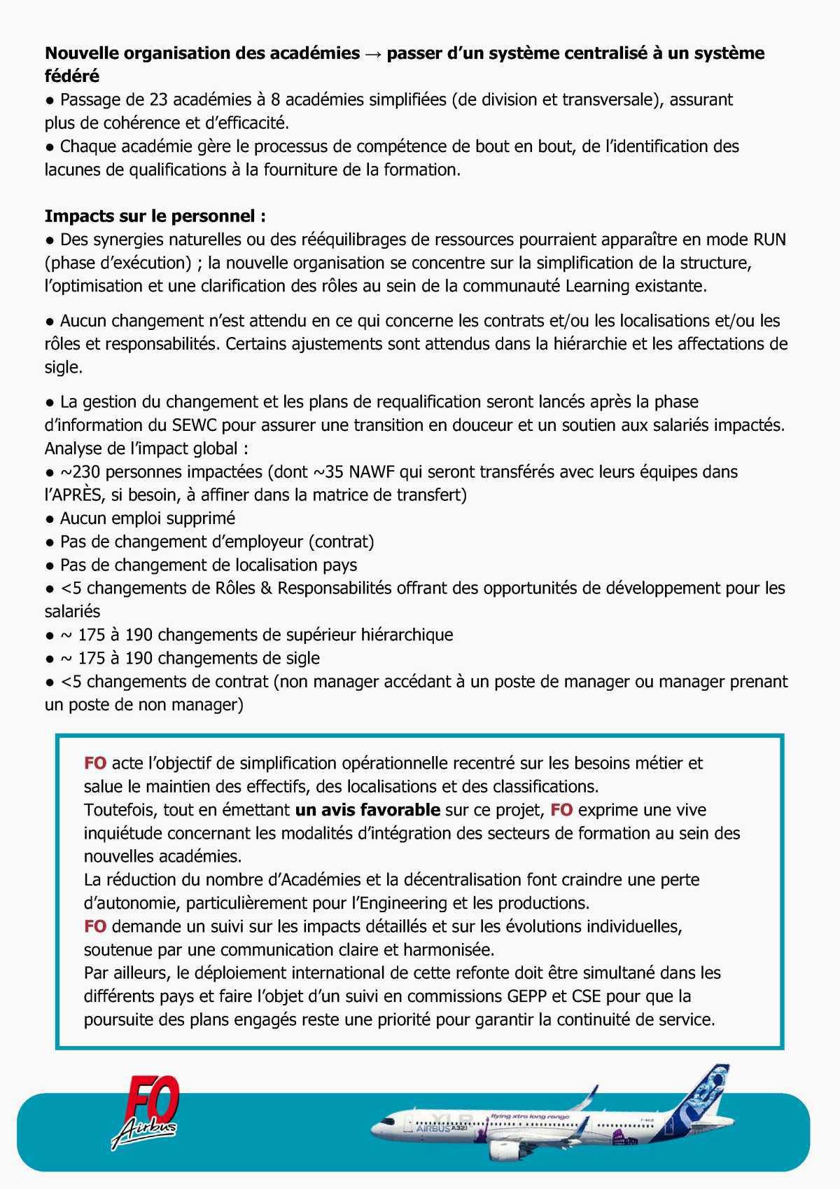 Compte rendu du CSE-C Extraordinaire Airbus Commercial Aircraft du 01 Juin 2026 et du CSE-E du 29 Mai 2026
