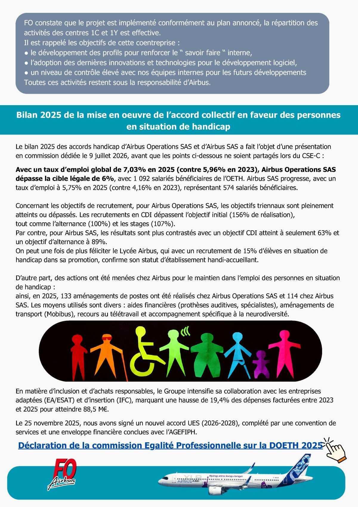 Compte rendu du CSE-C Airbus Commercial Aircraft du 16 Juillet 2026