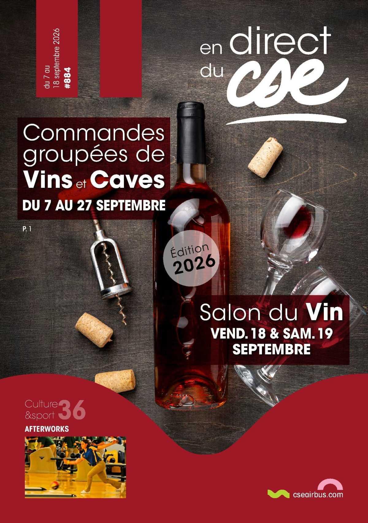 En Direct du CSE du 7 au 18 septembre 2026
