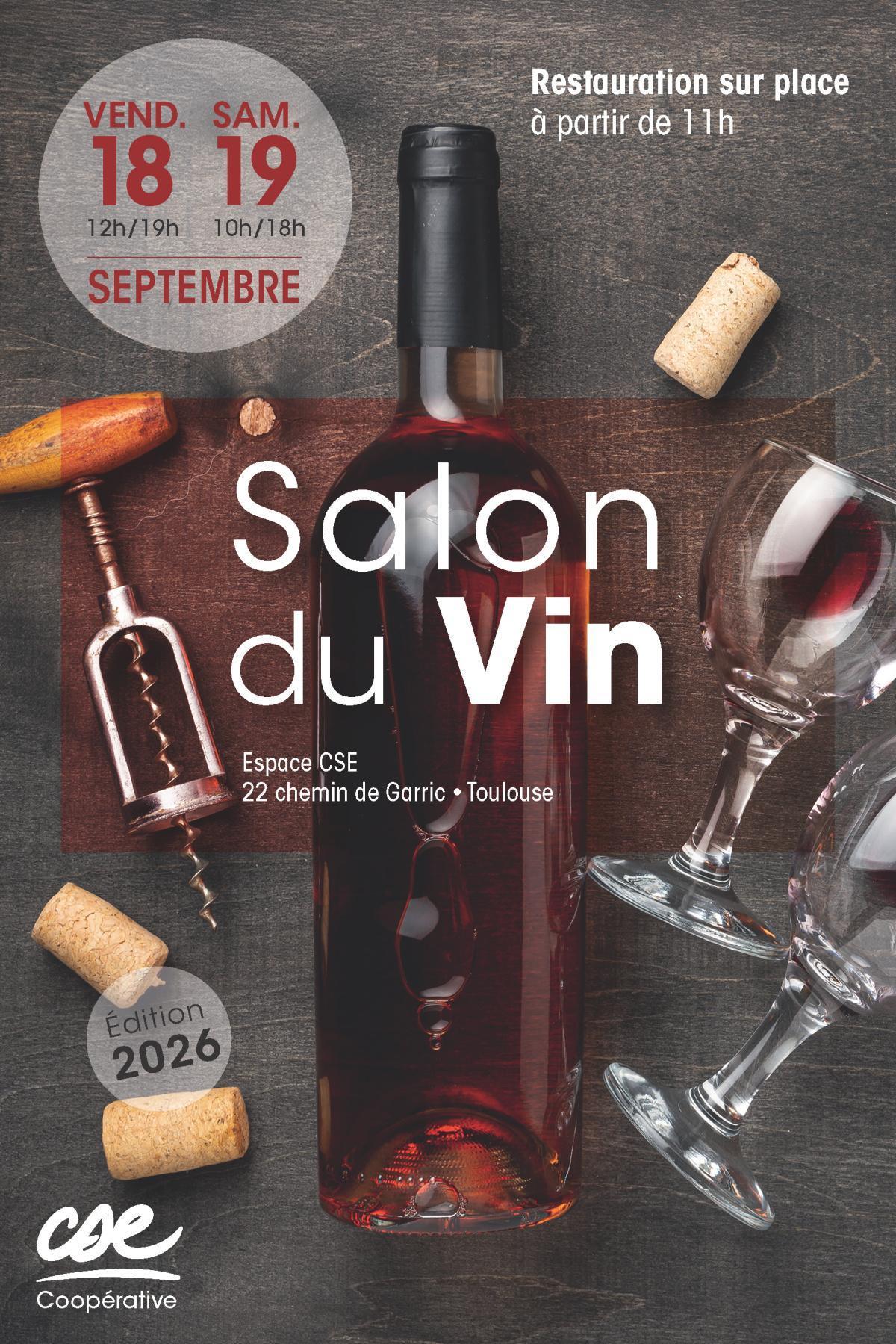 Coopérative: 🍷 Salon du Vin 2026 — Rendez-vous les 18 et 19 septembre !