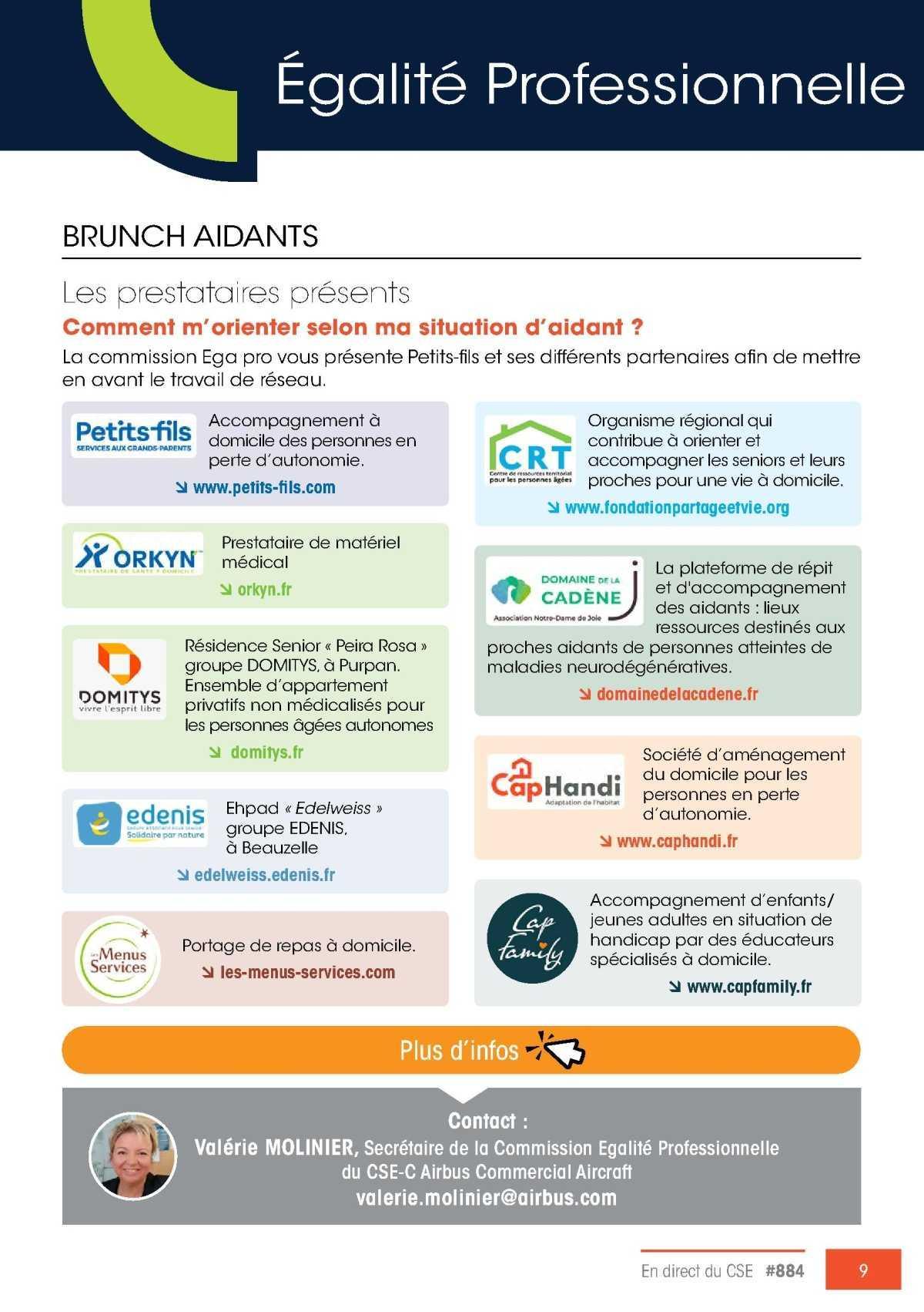 CSE: Brunch Aidants, venez rencontrer des professionnels et échanger