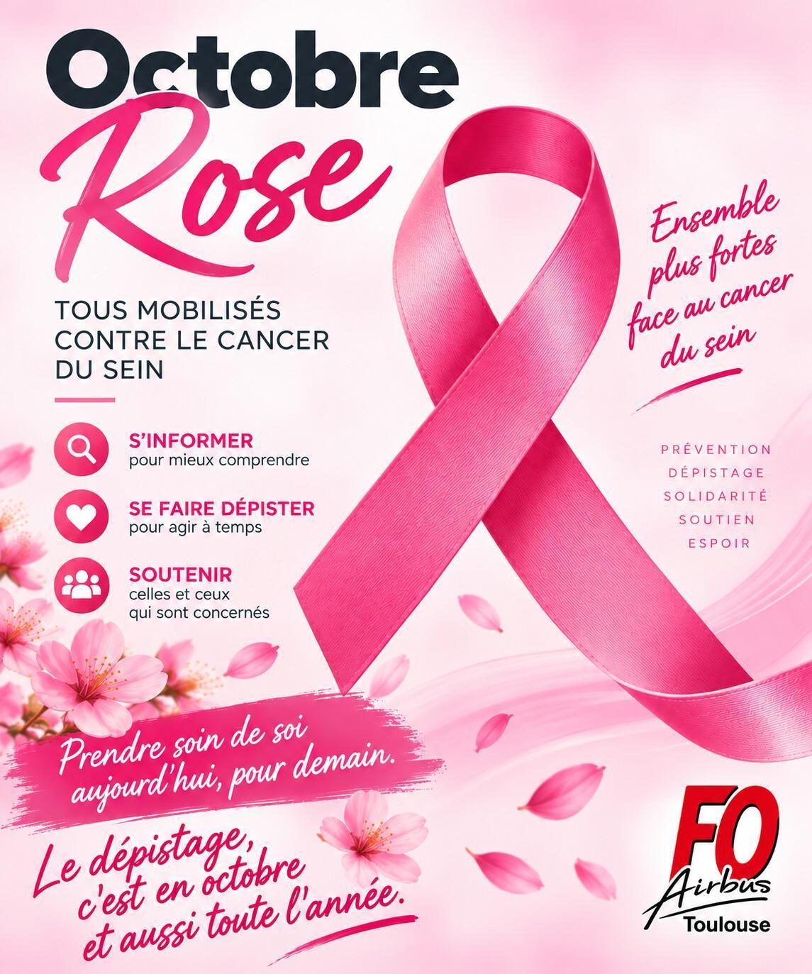 🎀 OCTOBRE ROSE | Ensemble, mobilisons-nous contre le cancer du sein