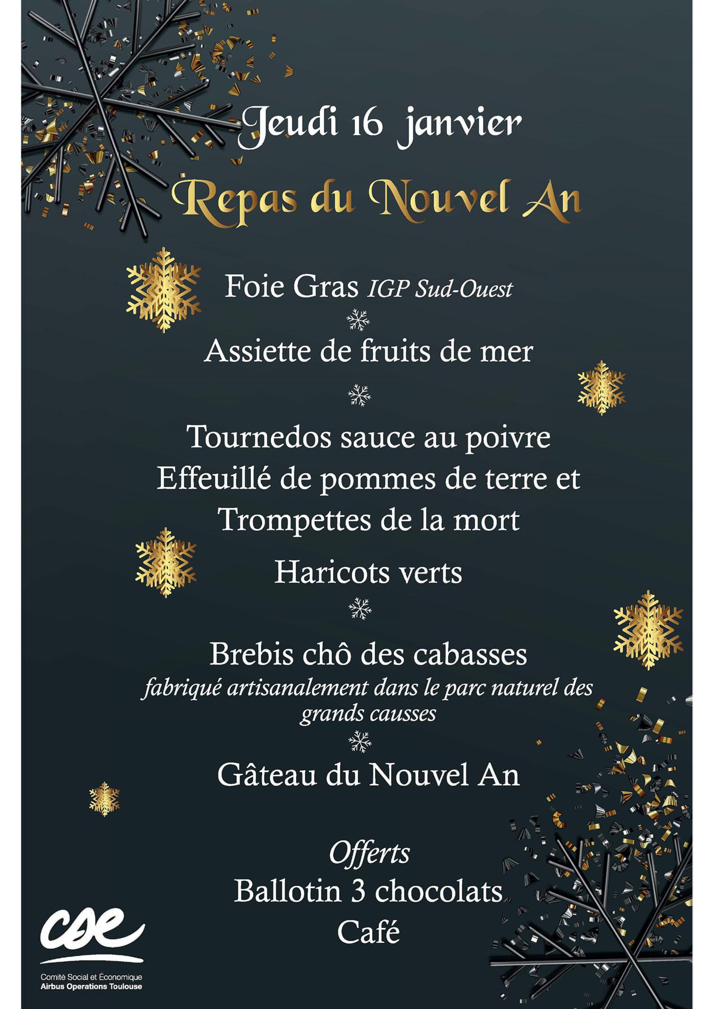 Repas du Nouvel An Repas du Nouvel An