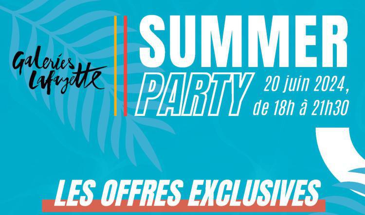 CSE: Summer Party aux Galeries Lafayette