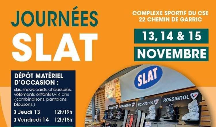 Participez aux Journées SLAT les 13, 14 et 15 novembre