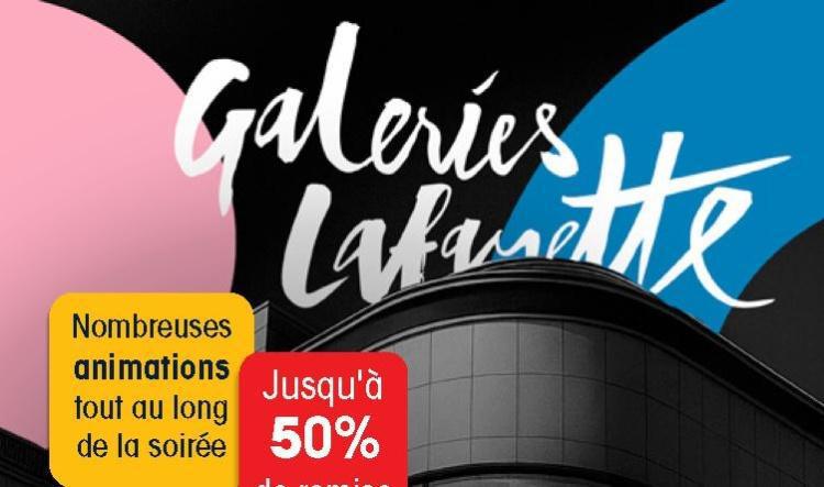 CSE: Invitation soirée privée Galeries Lafayette