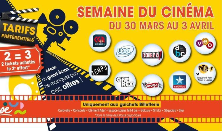 CSE: C'est bientôt la semaine du cinéma à la Billetterie !