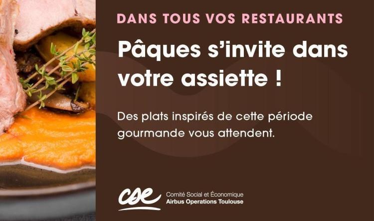 Restauration: Animation de Pâques à table ! 🐣