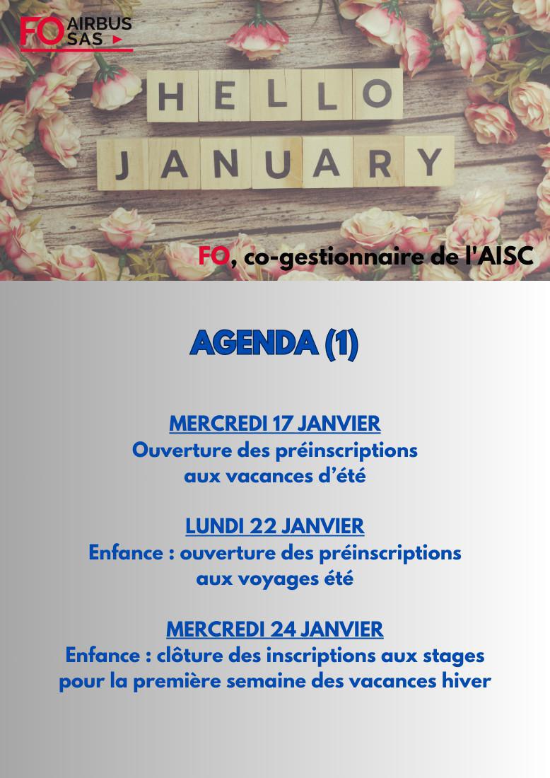 Hebdo « inFO AISC/AISA » – Semaine 02, janvier 2024.