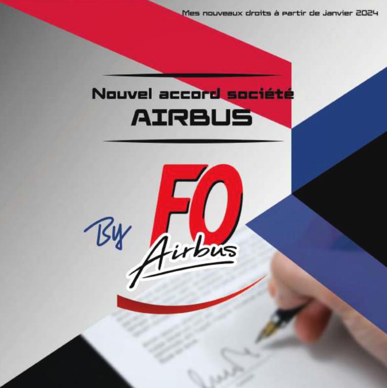 Nouvel accord société Airbus : livret FO numérique