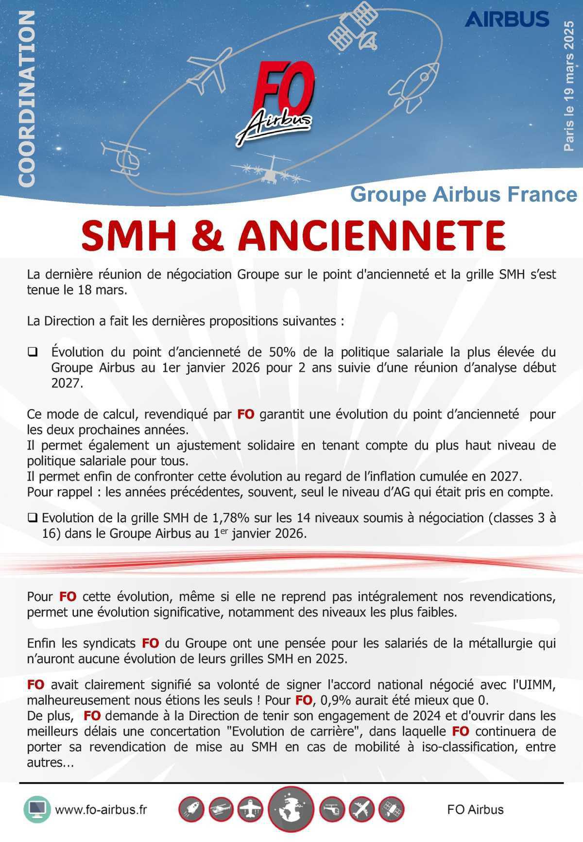SMH & ancienneté (négo Groupe)