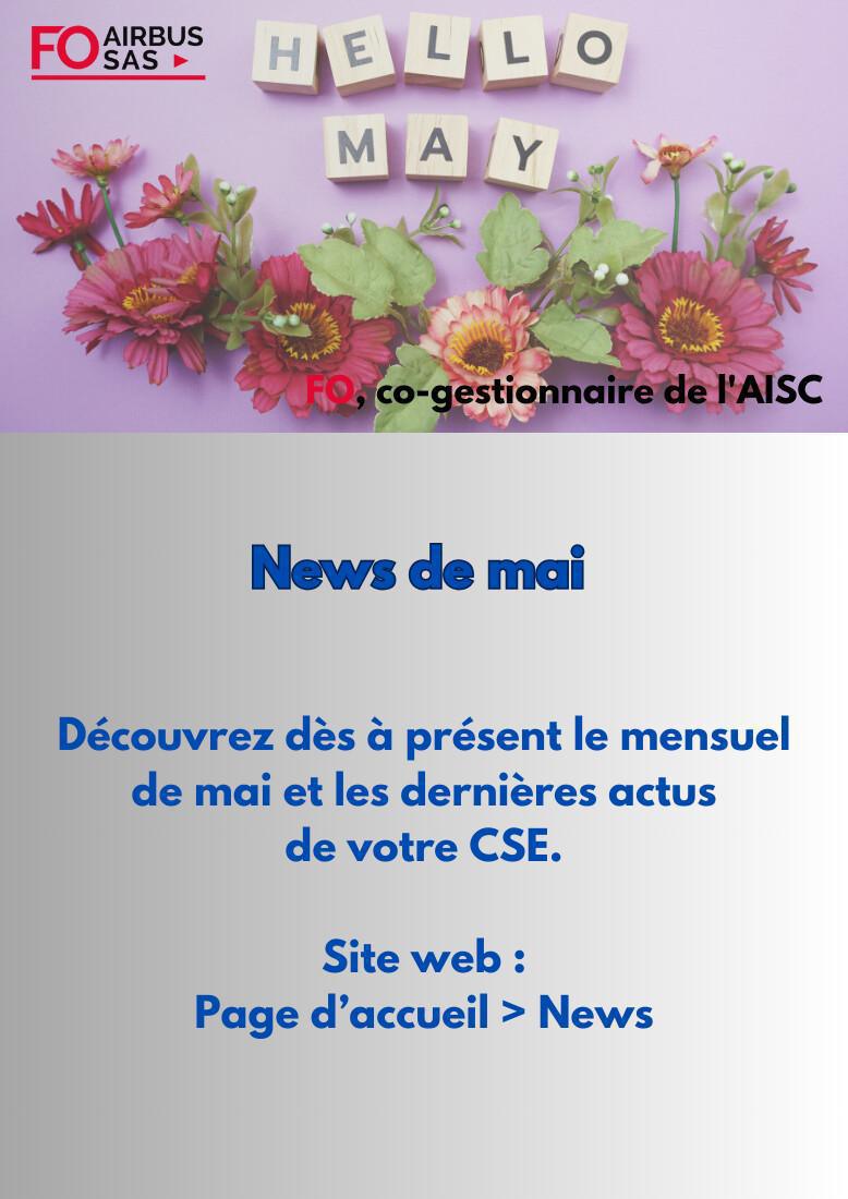 Hebdo « inFO AISC/AISA » – Semaine 18, mai 2025.