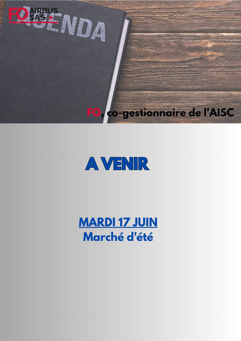 Hebdo « inFO AISC/AISA » – Semaine 18, mai 2025.