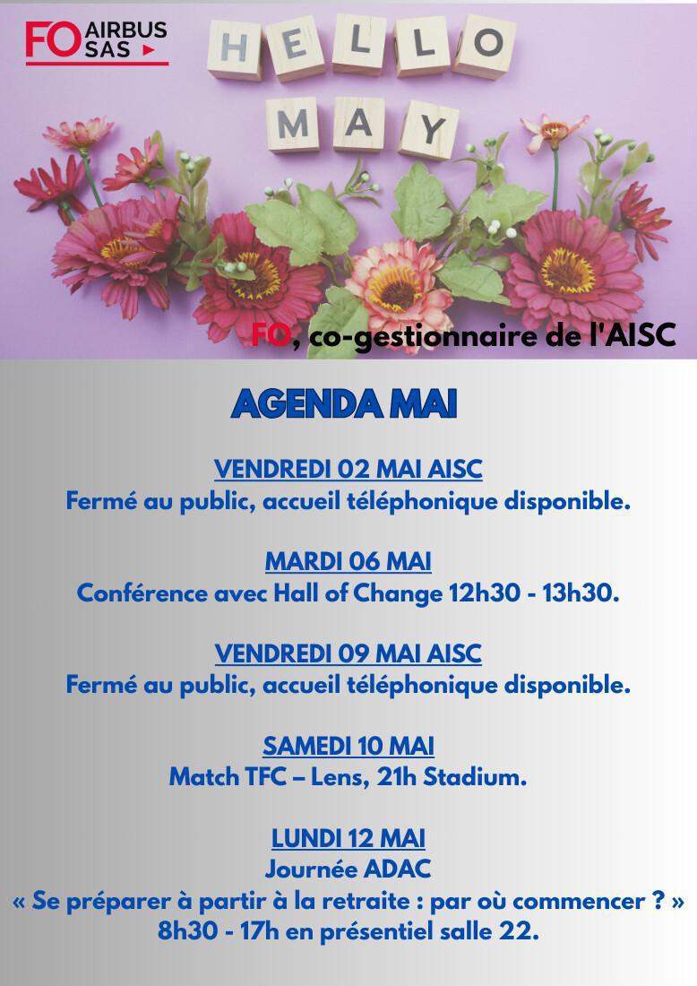 Hebdo « inFO AISC/AISA » – Semaine 18, mai 2025.