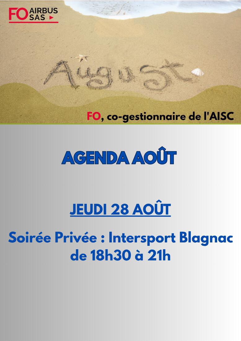 Hebdo « inFO AISC/AISA » – Semaine 27, juillet/août 2025.