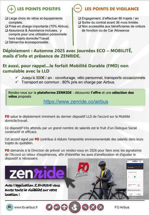 Location Longue Durée de vélo chez Airbus.