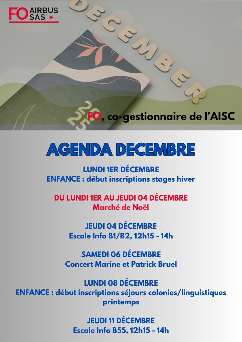 Hebdo « inFO AISC/AISA » – Semaine 49, décembre 2025.