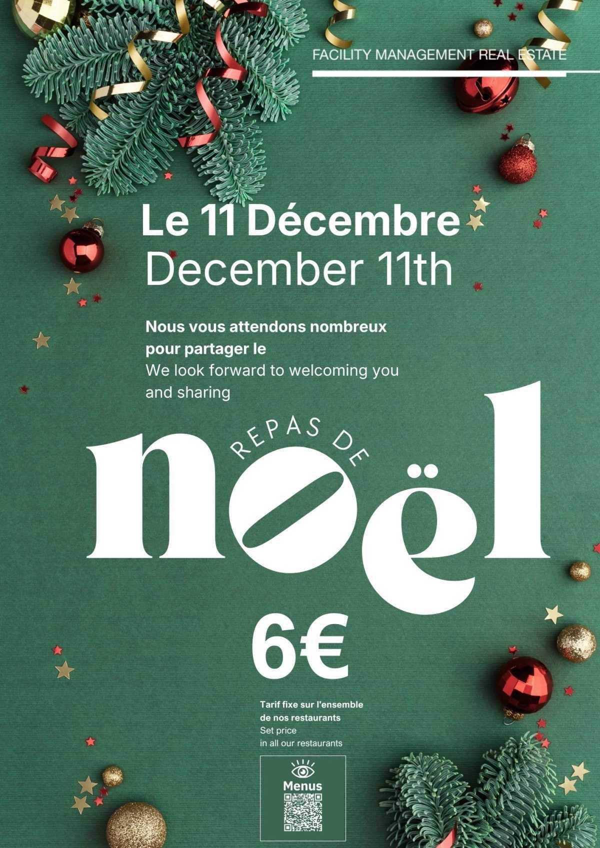 🎄Repas de Noël Airbus SAS : Rendez-vous le 11 Décembre !😋