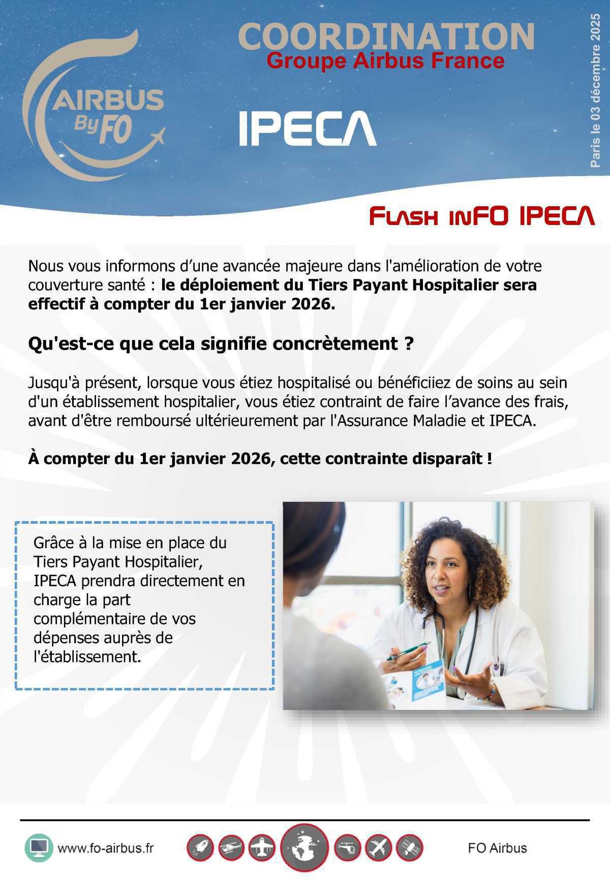 Flash inFO IPECA : tiers payant hospitalier