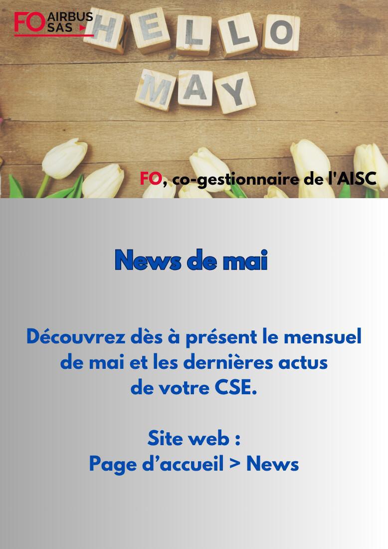 Hebdo « inFO AISC/AISA » – Semaine 18, mai 2026.