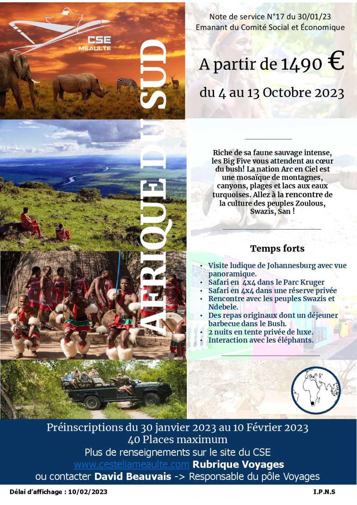 Voyage Afrique du Sud