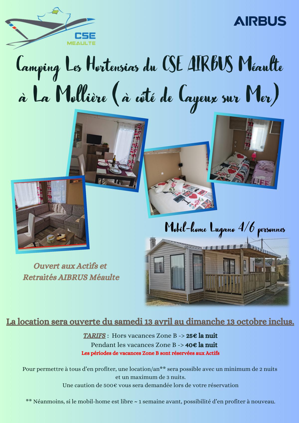 Mobil-home à La Mollière