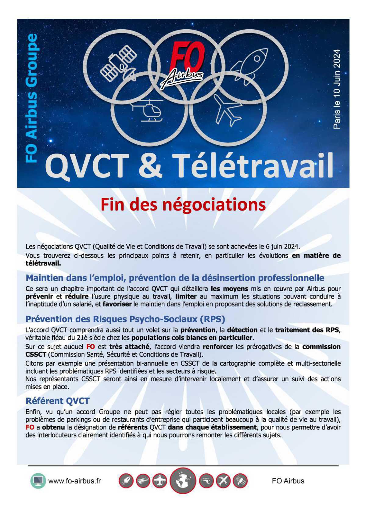 QVCT & Télétravail