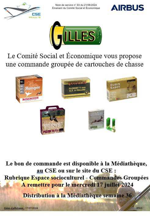 Cartouches de chasse