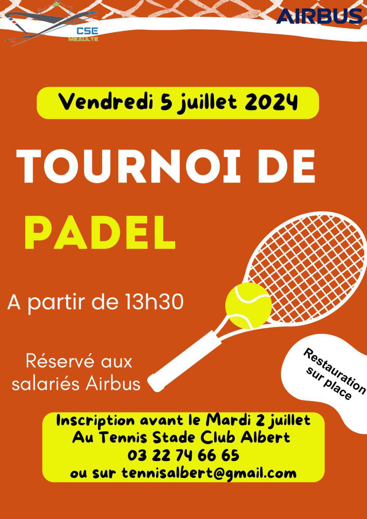 Tournoi de PADEL