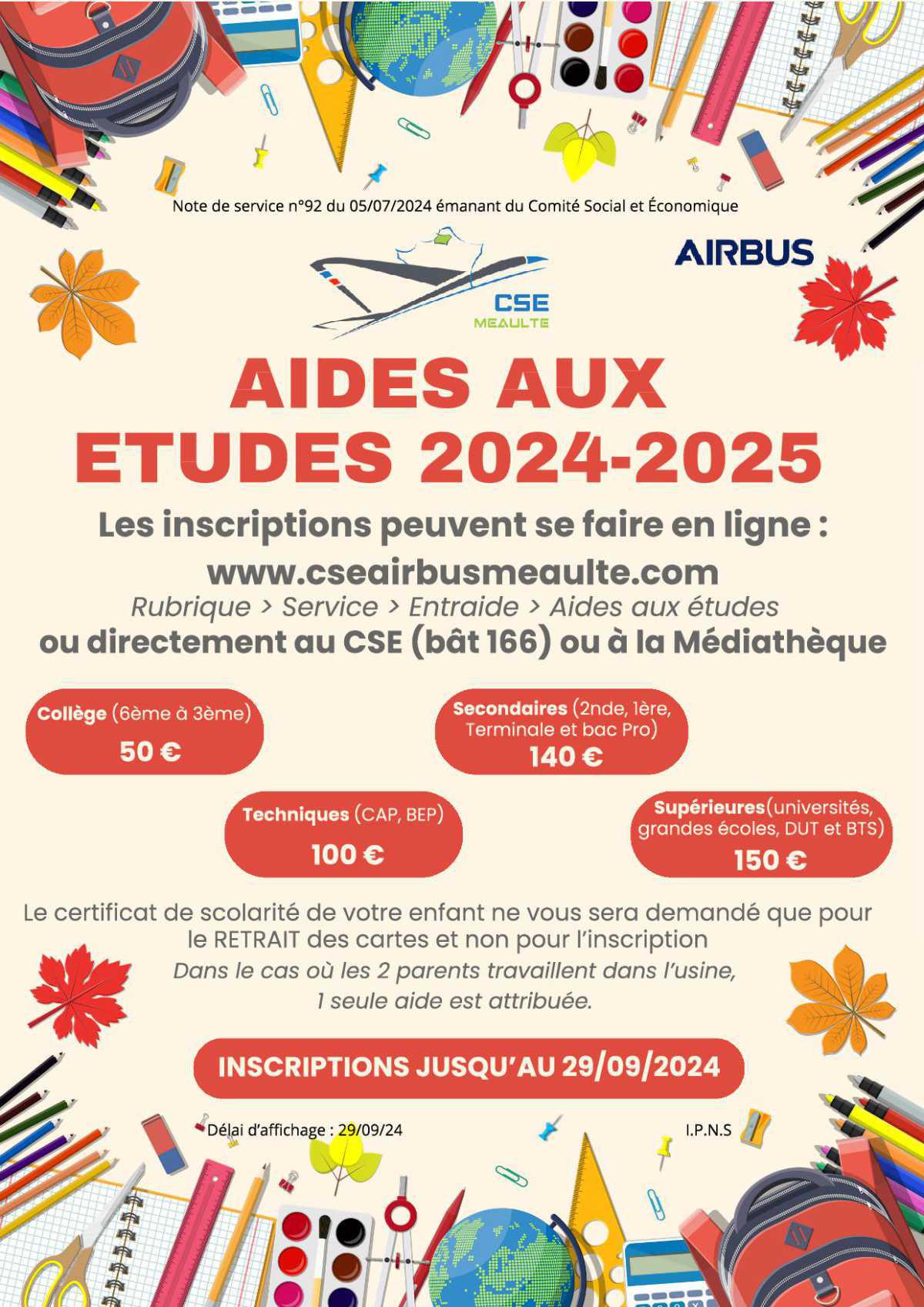 Aides aux études