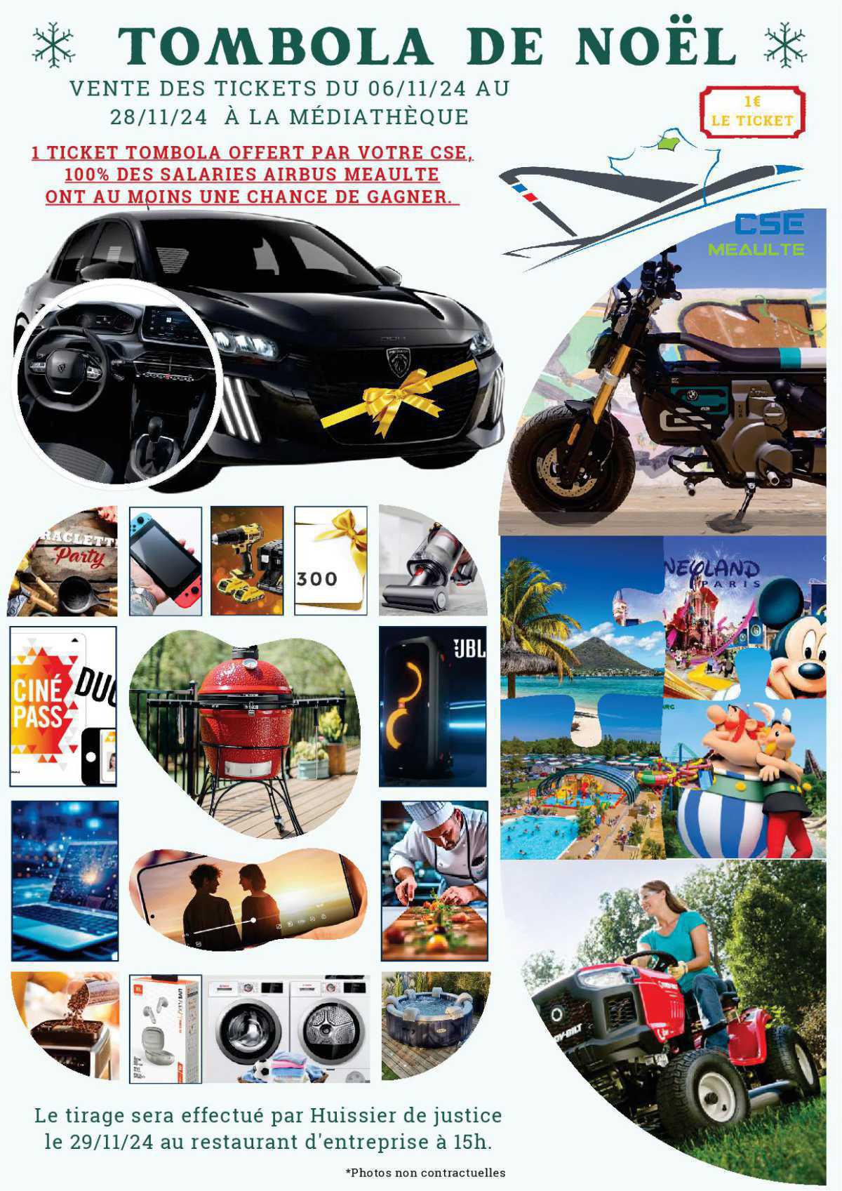 Tombola de Noël 2024 Tombola de Noël 2024