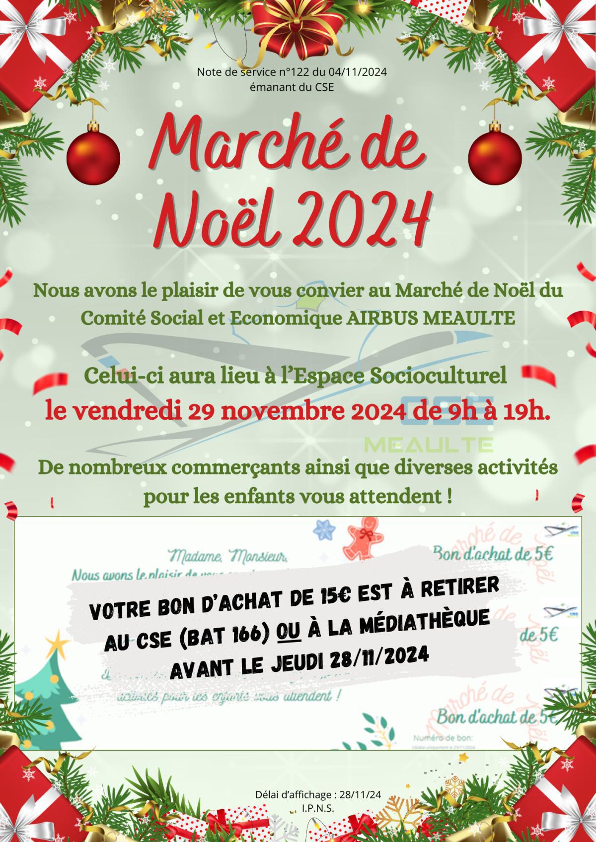 Marché de Noël de votre CSE