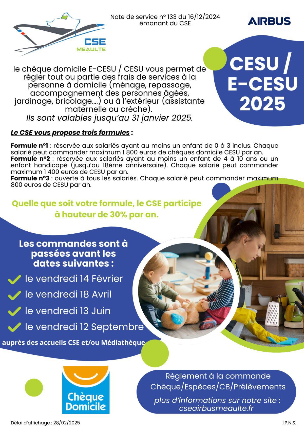 Cesu / E-Cesu 2025