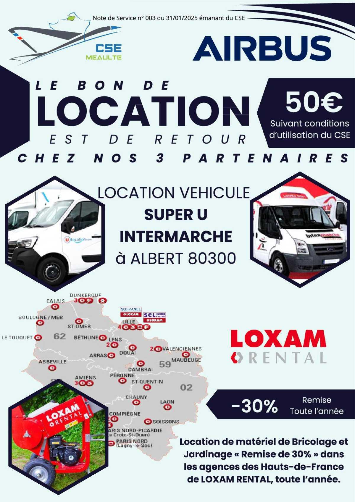 Le bon de location est de retour !