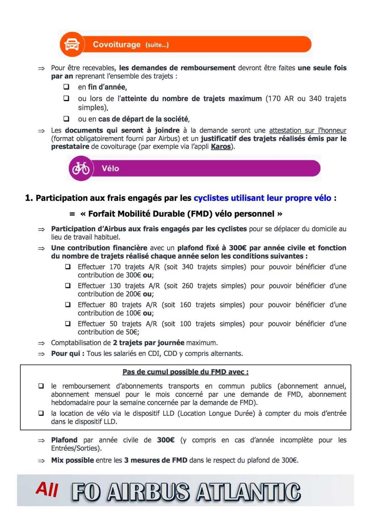 Mobilité des salariés domicile - travail