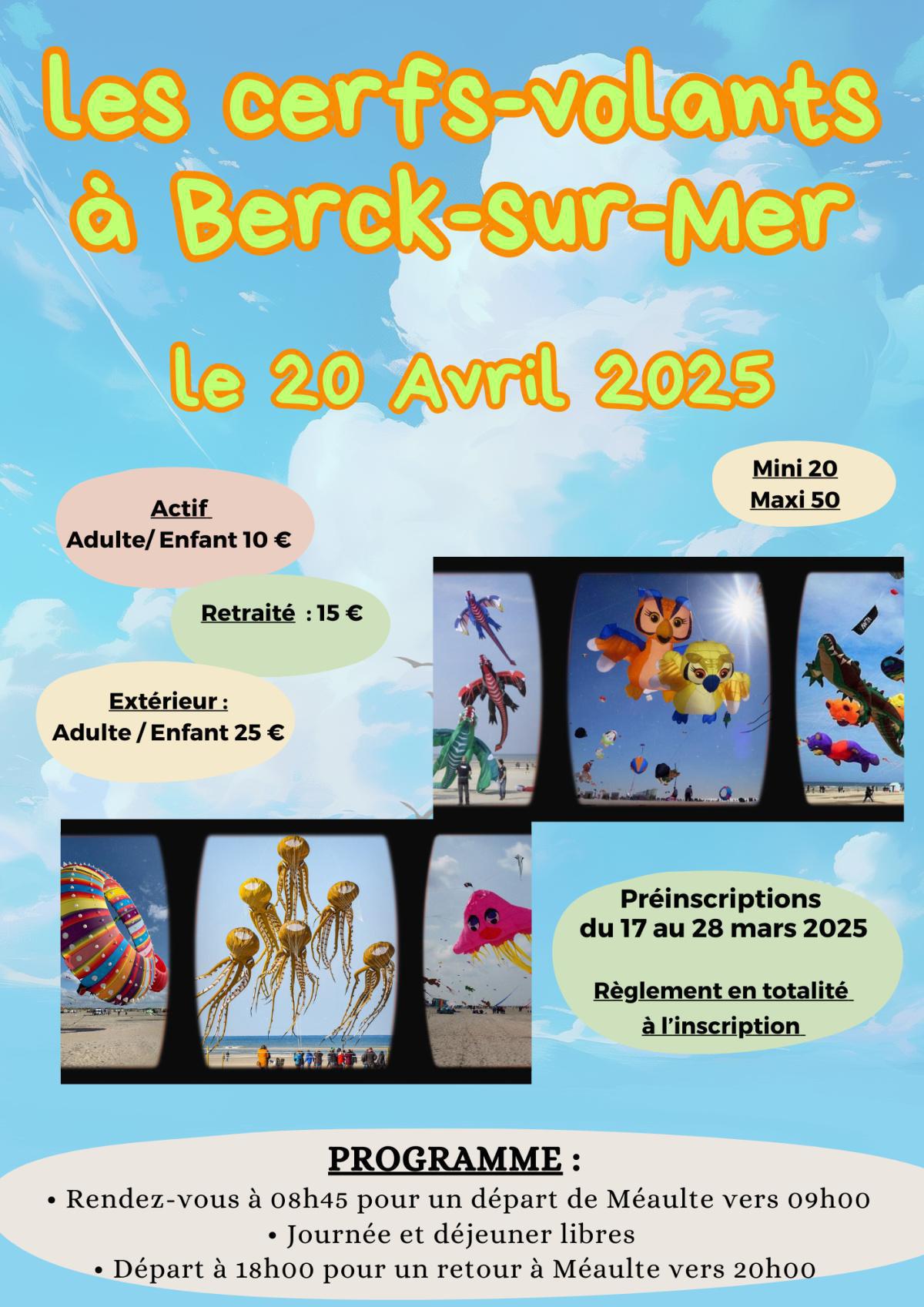 Sorties et Week-ends 2025 