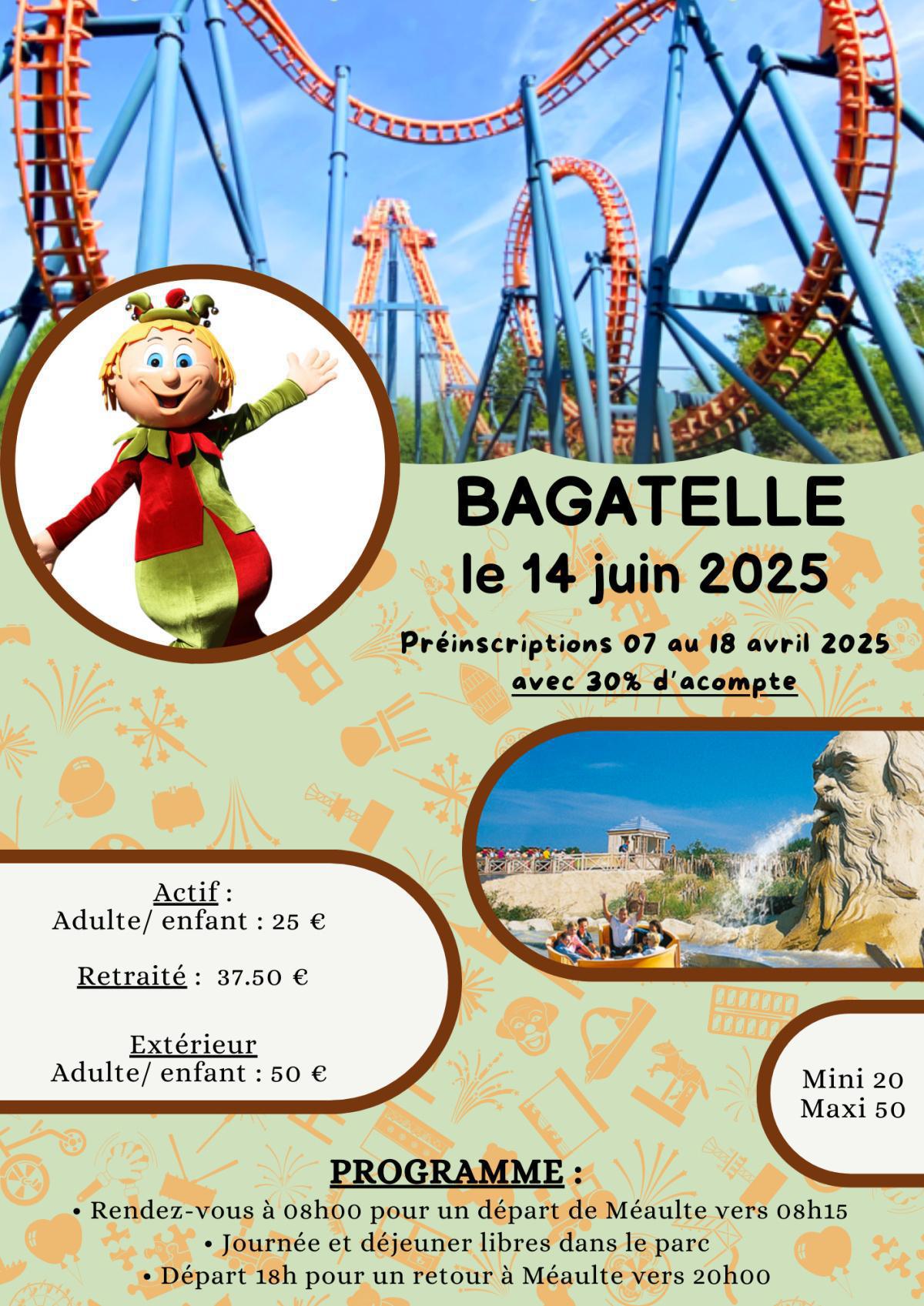 Sorties et Week-ends 2025 