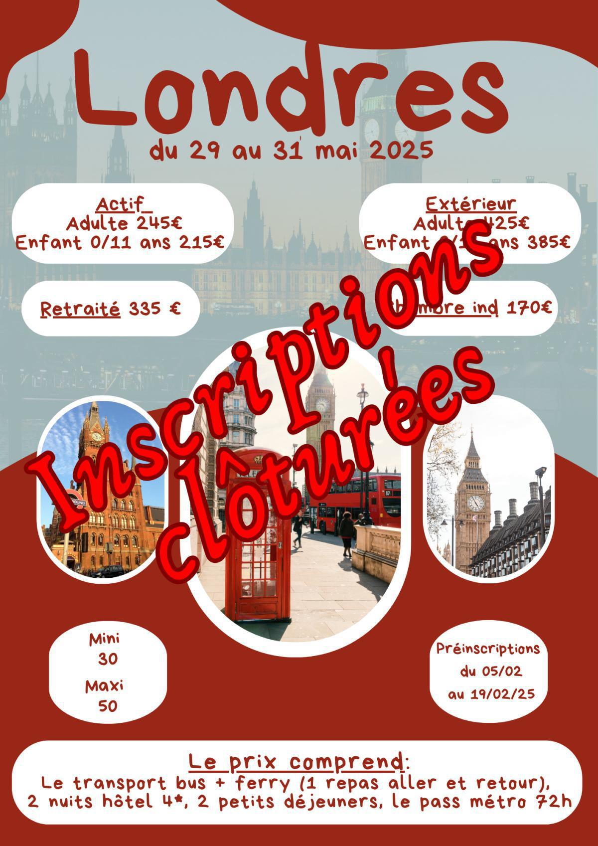 Sorties et Week-ends 2025 