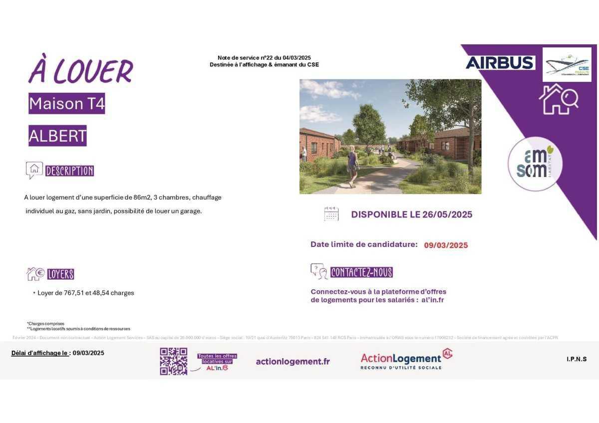 Action logement "Maison à louer"