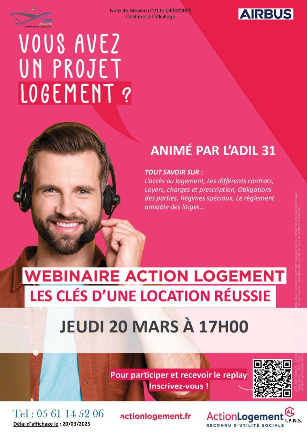 Webinaire Action Logement