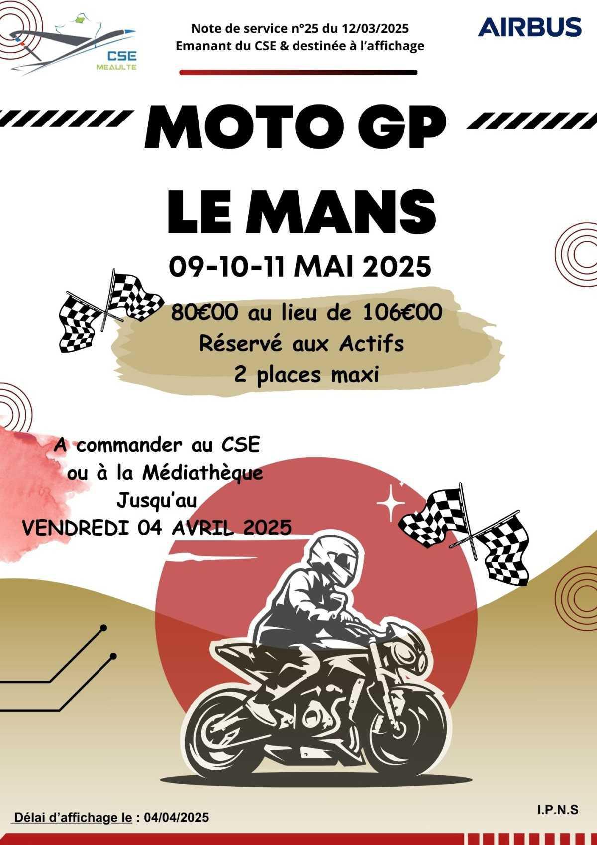 Moto GP "Le Mans"