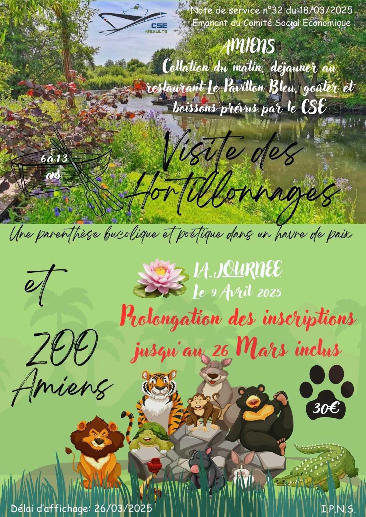 MR "Visite des hortillonnages"