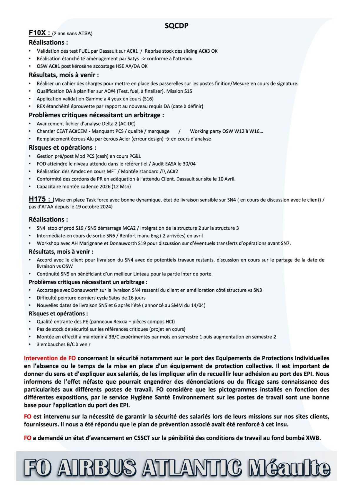 Compte rendu succinct du CSEE du 28 mai 2025
