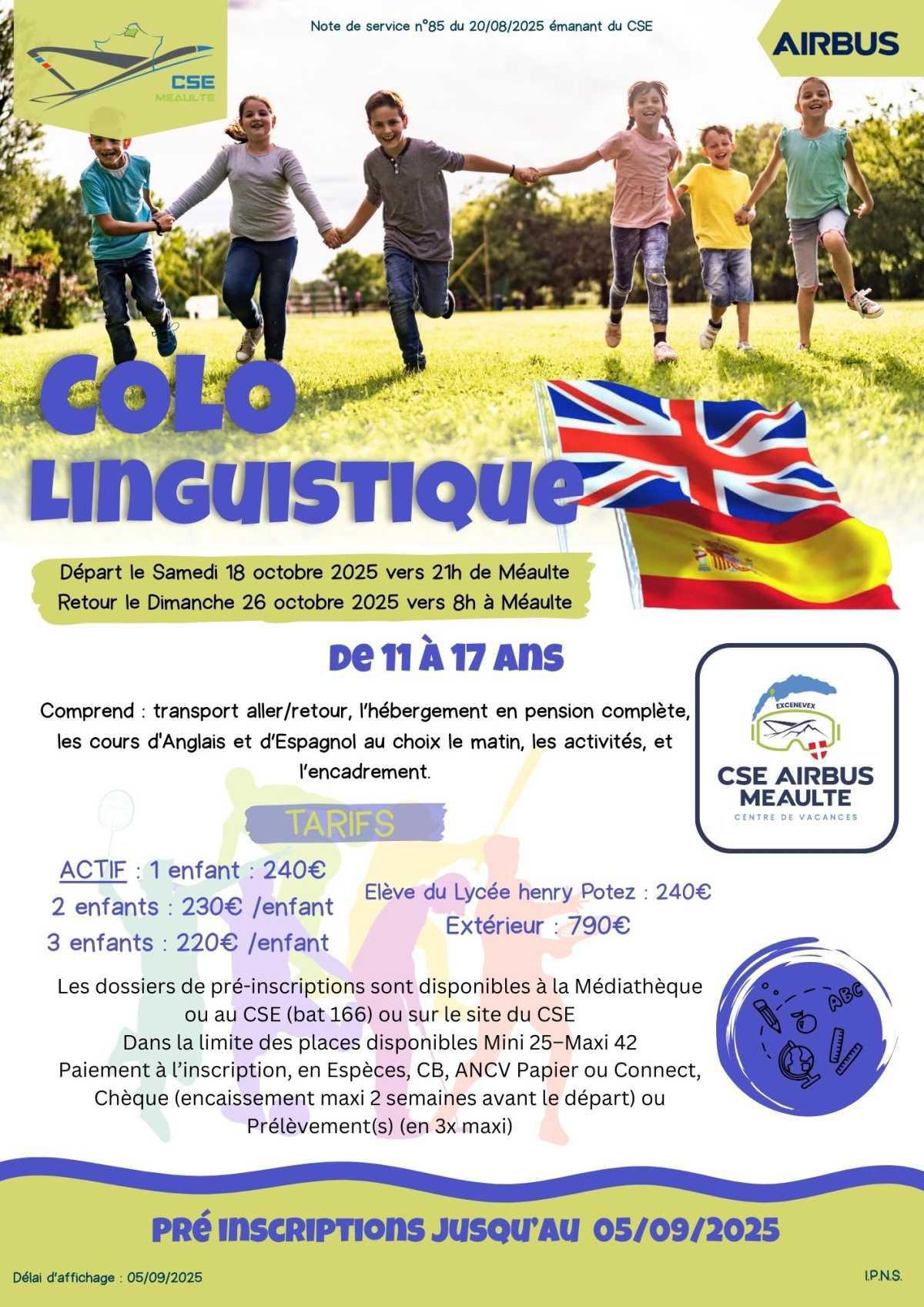 Colo linguistique à Excenevex