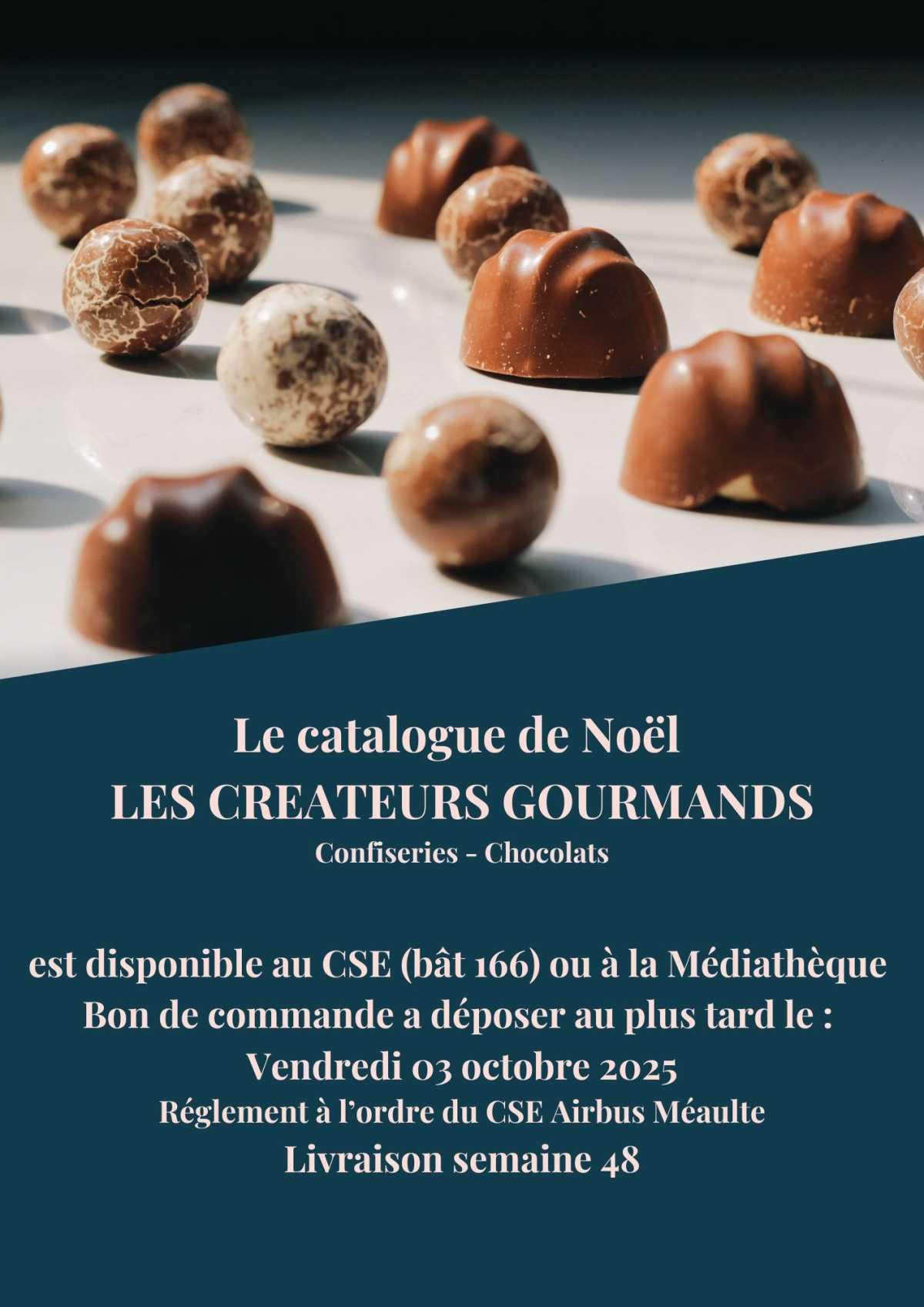 Commande de confiseries - chocolats