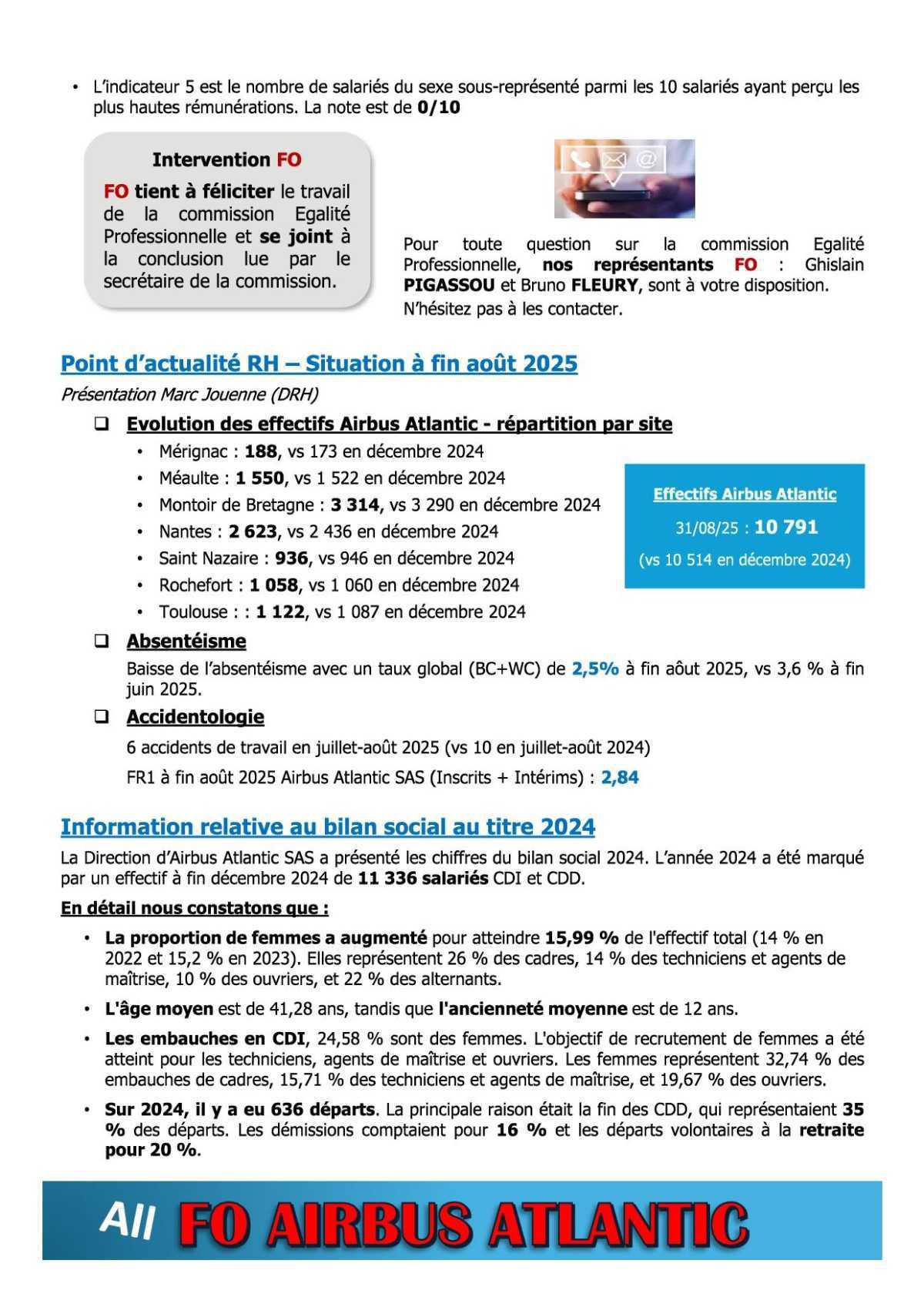 Compte rendu succinct du CSE-C du 18 septembre 2025